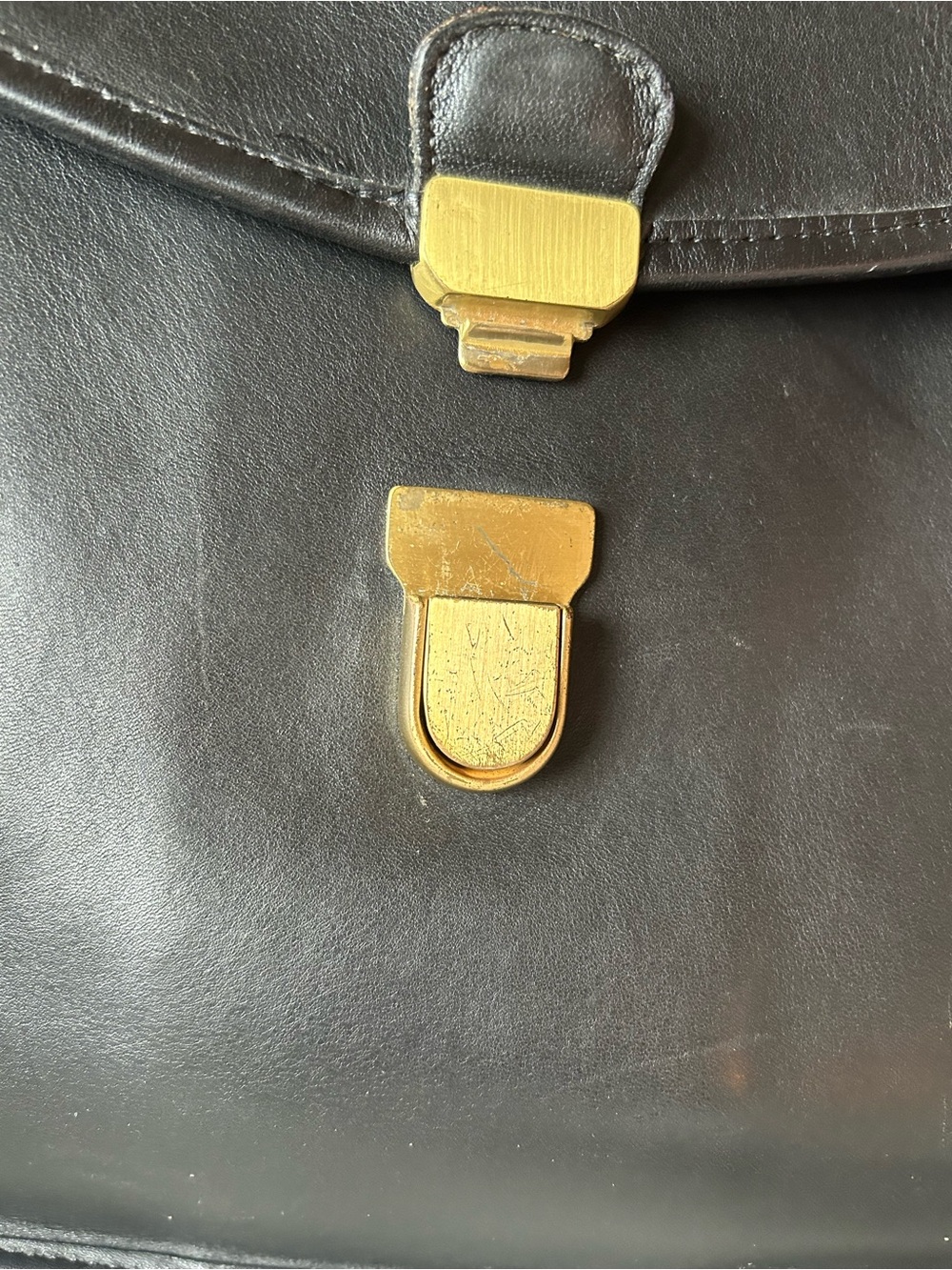 Vintage Coach Black Leather Beekman Briefcase Messenger Bag USA - Picture 16 of 16